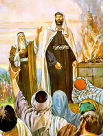 Samuel presents Saul to the people