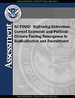 HSA report, Rightwing extremism in the United States